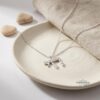Dainty Hebrew Chai Necklace — view 7