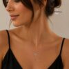 Dainty Hebrew Chai Necklace — view 10