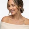 Dainty Hebrew Chai Necklace — view 12