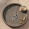Personalized Hebrew Name Necklace — view 1