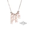 Personalized Hebrew Name Necklace — view 4