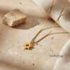 Tiny Star of David Necklace — view 8