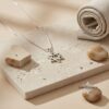 Sterling Silver Mini Chai Star of David Necklace — view 1