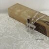 Large Hebrew Chai Necklace on Figaro Chain — view 8