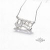 Personalized Hebrew Name Necklace — view 2