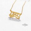Personalized Hebrew Name Necklace — view 3