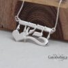 Personalized Hebrew Name Necklace — view 6