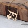 Personalized Hebrew Name Necklace — view 10