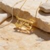 Personalized Hebrew Name Necklace — view 14