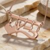 Personalized Hebrew Name Necklace — view 15