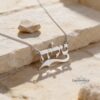 Custom Hebrew Name Necklace — view 1