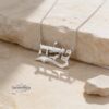 Custom Hebrew Name Necklace — view 8