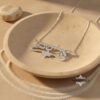 Star of David with Hebrew Name Necklace — view 4