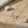 Star of David with Hebrew Name Necklace — view 6
