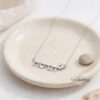 Hebrew Name Necklace with Flower Design — view 9