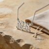 Custom Hebrew Name Necklace — view 1