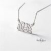 Custom Hebrew Name Necklace — view 2