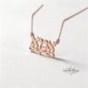 Custom Hebrew Name Necklace — view 4