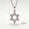 Star of David Cubic Zirconia Necklace — view 2