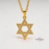 Star of David Cubic Zirconia Necklace — view 3