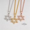 Star of David Cubic Zirconia Necklace — view 5
