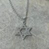 Star of David Cubic Zirconia Necklace — view 11