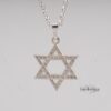 Star of David Cubic Zirconia Necklace — view 14