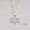 Star of David Cubic Zirconia Necklace — view 15