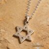 Star of David Cubic Zirconia Necklace — view 17