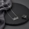 Sterling Silver Hebrew Name Necklace — view 17