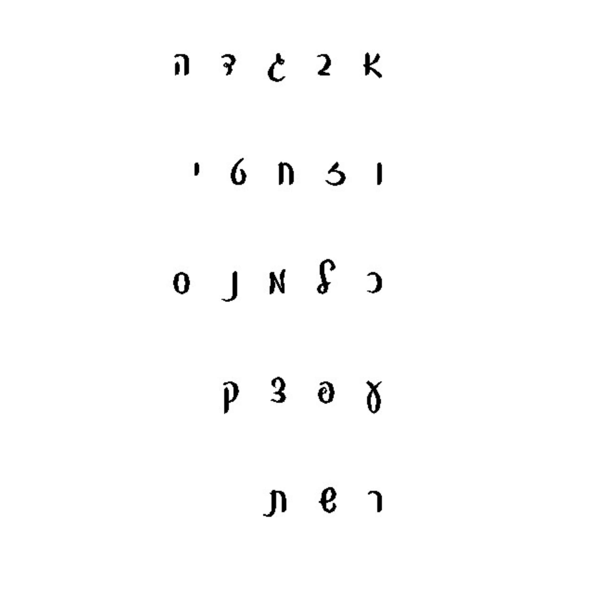 Personalized Hebrew Name Necklace — Israeli Jewelry Gift Personalized Hebrew Name Necklace — Israeli Jewelry Gift