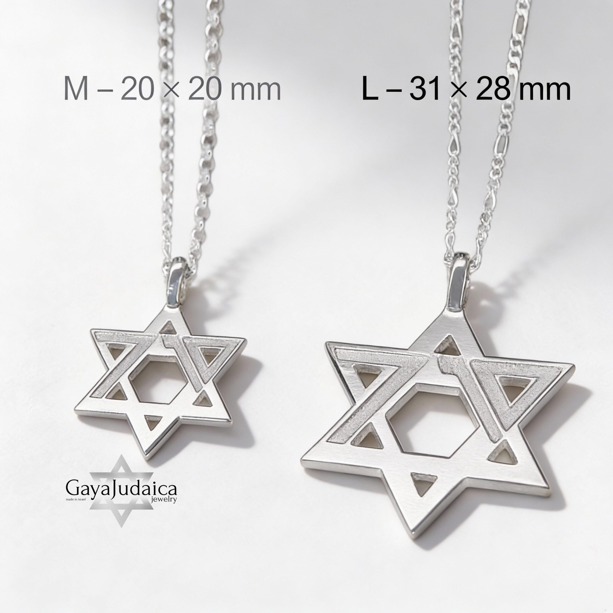 Star of David Pendant — October 7 Memorial Israeli Necklace Star of David Pendant — October 7 Memorial Israeli Necklace