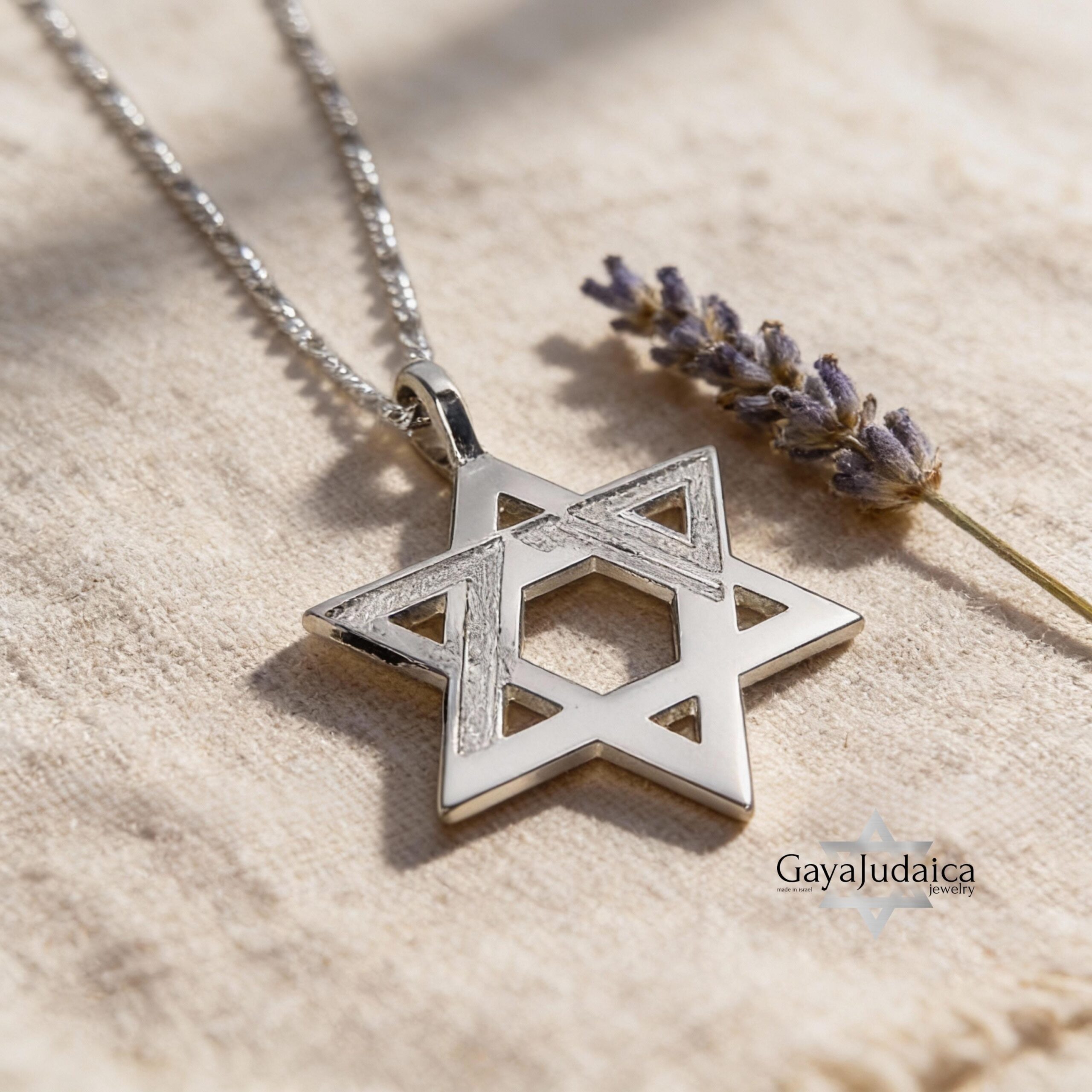 Star of David Pendant — October 7 Memorial Israeli Necklace Star of David Pendant — October 7 Memorial Israeli Necklace