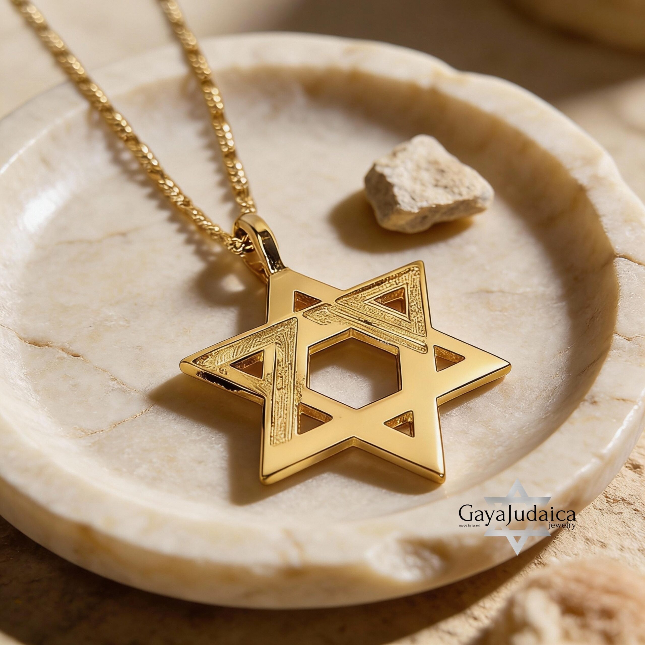 Star of David Pendant — October 7 Memorial Israeli Necklace Star of David Pendant — October 7 Memorial Israeli Necklace