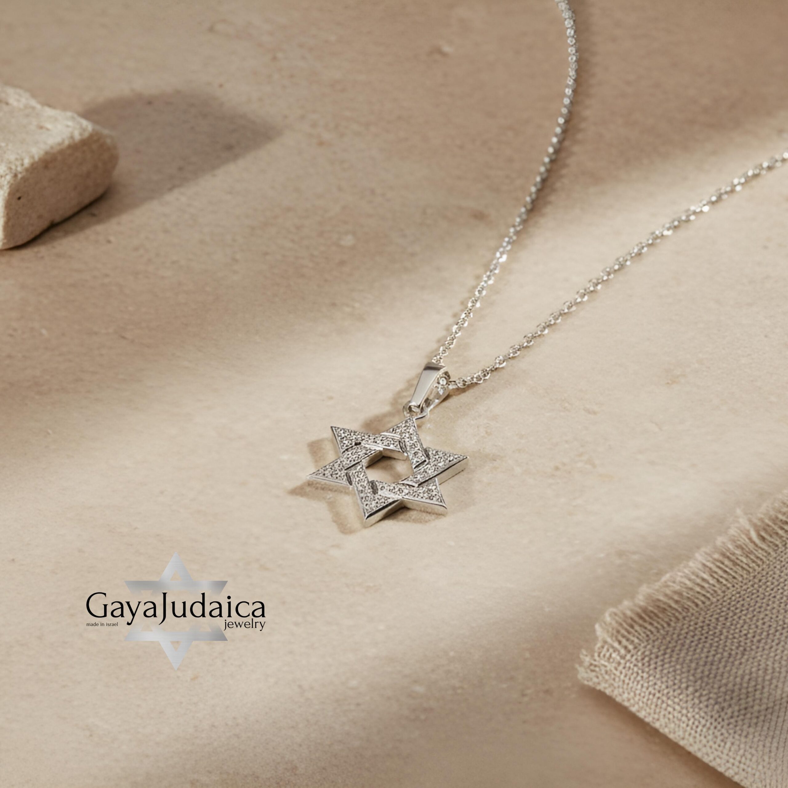 Sterling Silver Star of David Necklace — Statement Magen David Pendant Sterling Silver Star of David Necklace — Statement Magen David Pendant