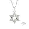 Sterling Silver Star of David Necklace — view 2