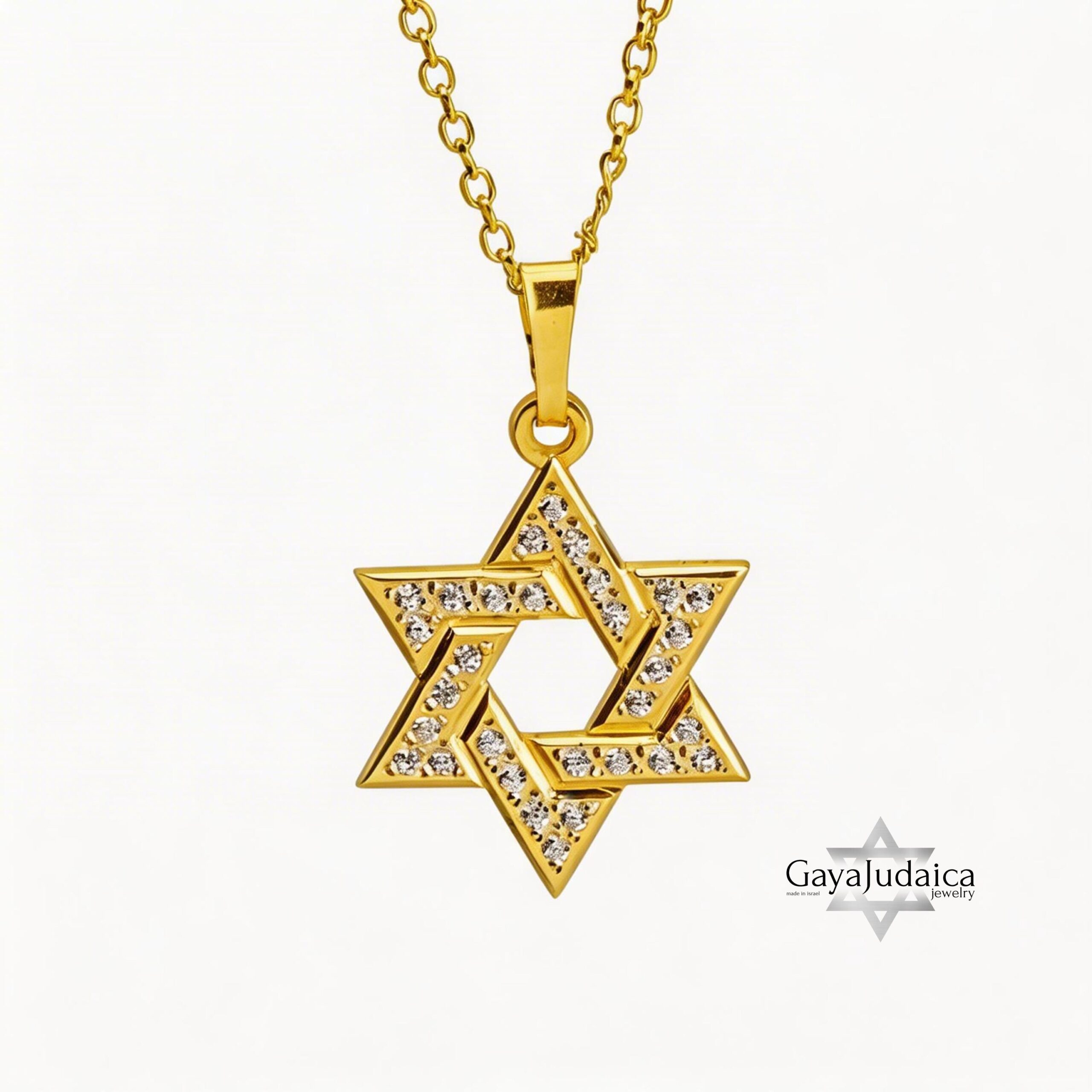 Sterling Silver Star of David Necklace — Statement Magen David Pendant Sterling Silver Star of David Necklace — Statement Magen David Pendant