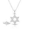 Sterling Silver Star of David Necklace — view 7