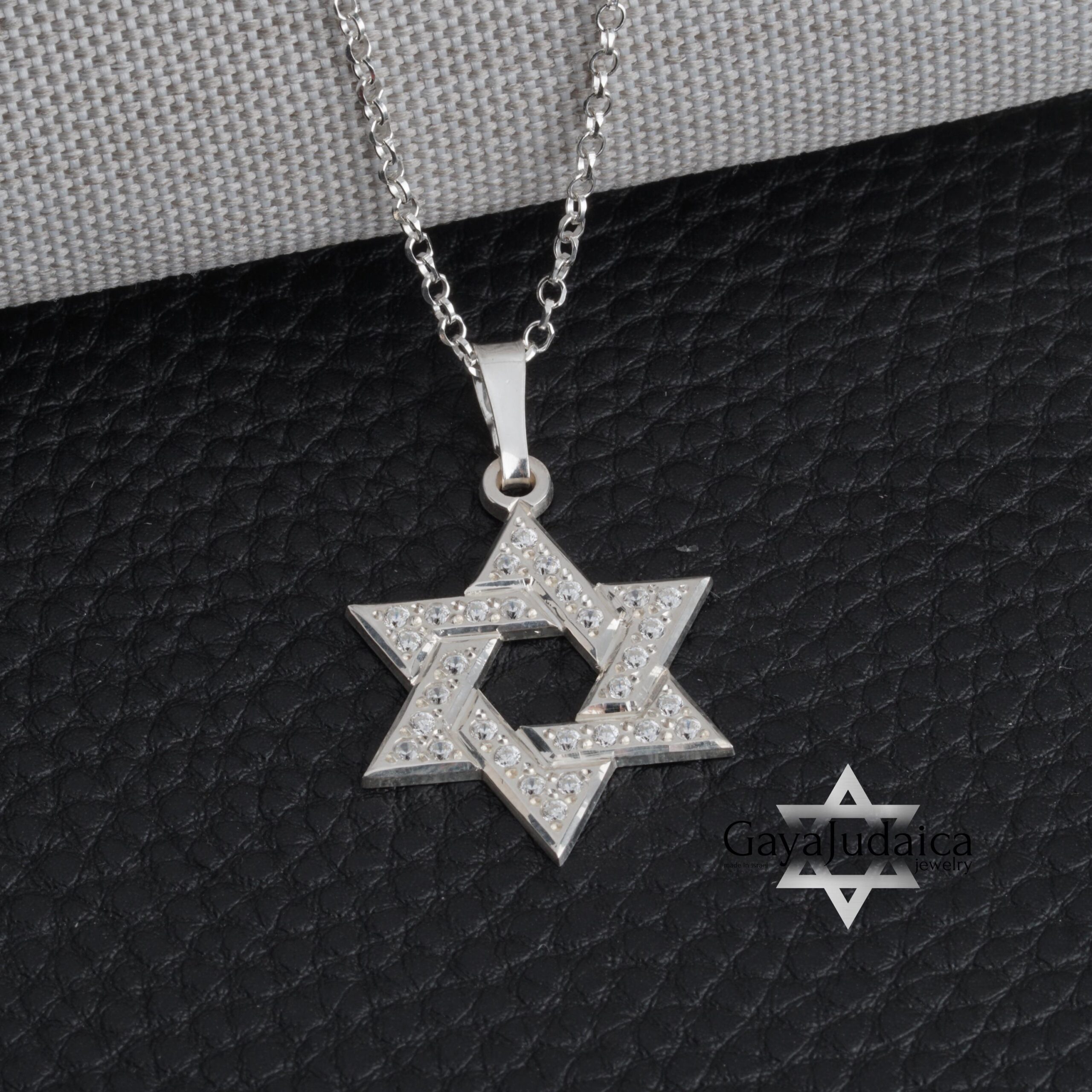 Sterling Silver Star of David Necklace — Statement Magen David Pendant Sterling Silver Star of David Necklace — Statement Magen David Pendant