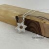 Sterling Silver Star of David Necklace — view 9