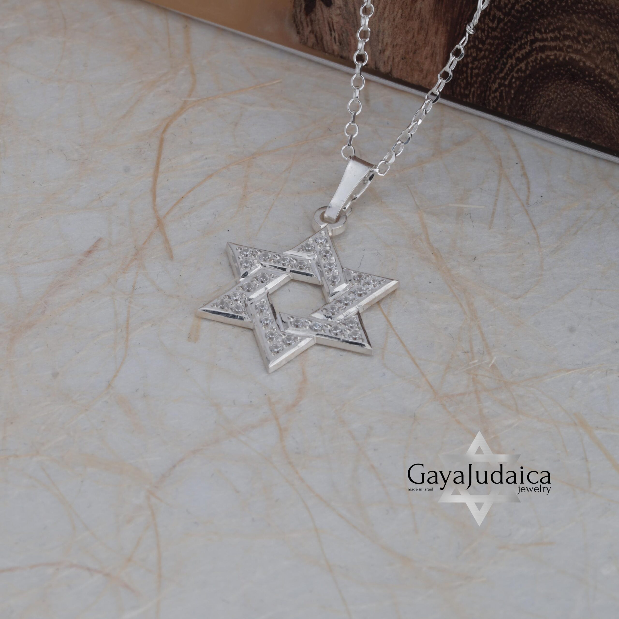 Sterling Silver Star of David Necklace — Statement Magen David Pendant Sterling Silver Star of David Necklace — Statement Magen David Pendant