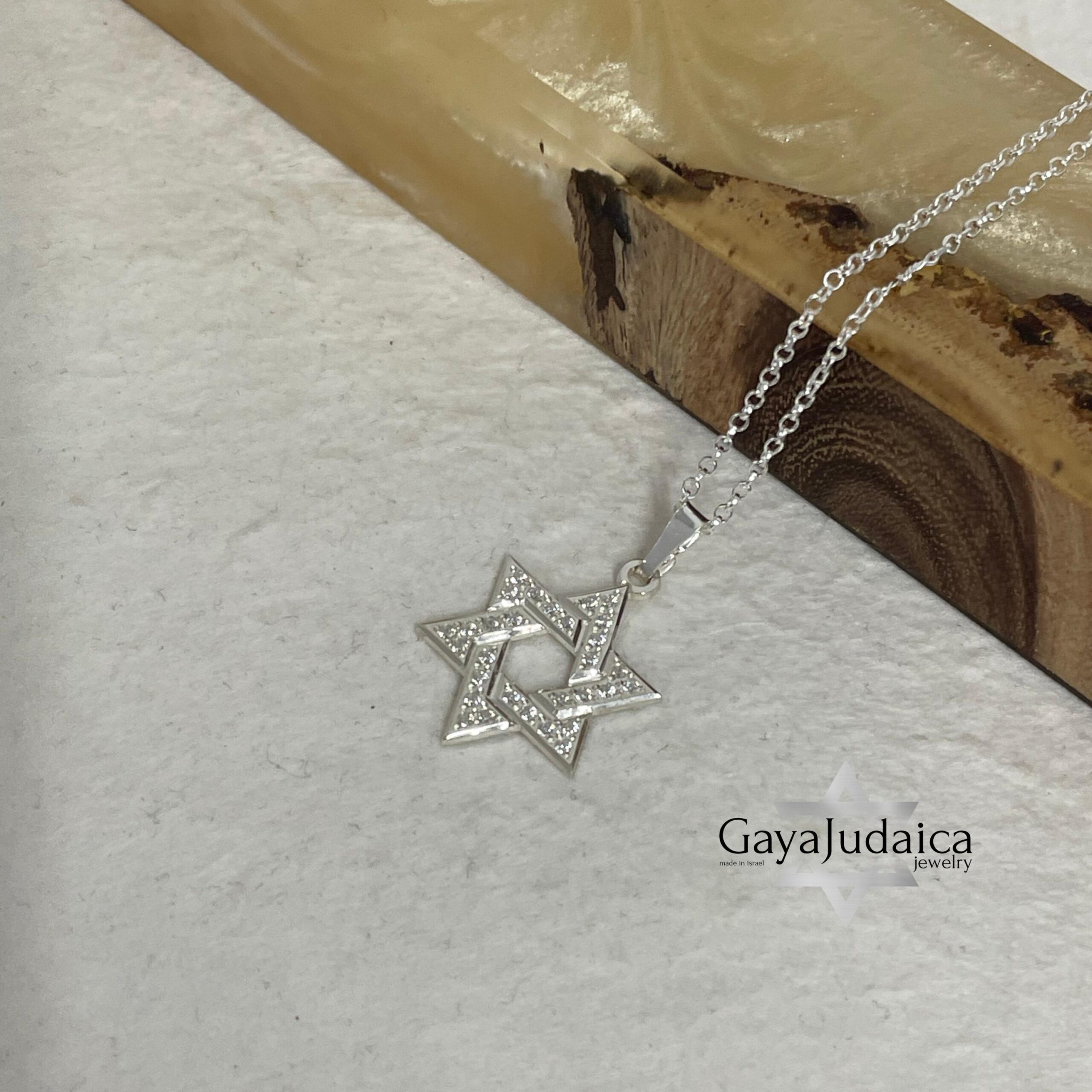 Sterling Silver Star of David Necklace — Statement Magen David Pendant Sterling Silver Star of David Necklace — Statement Magen David Pendant