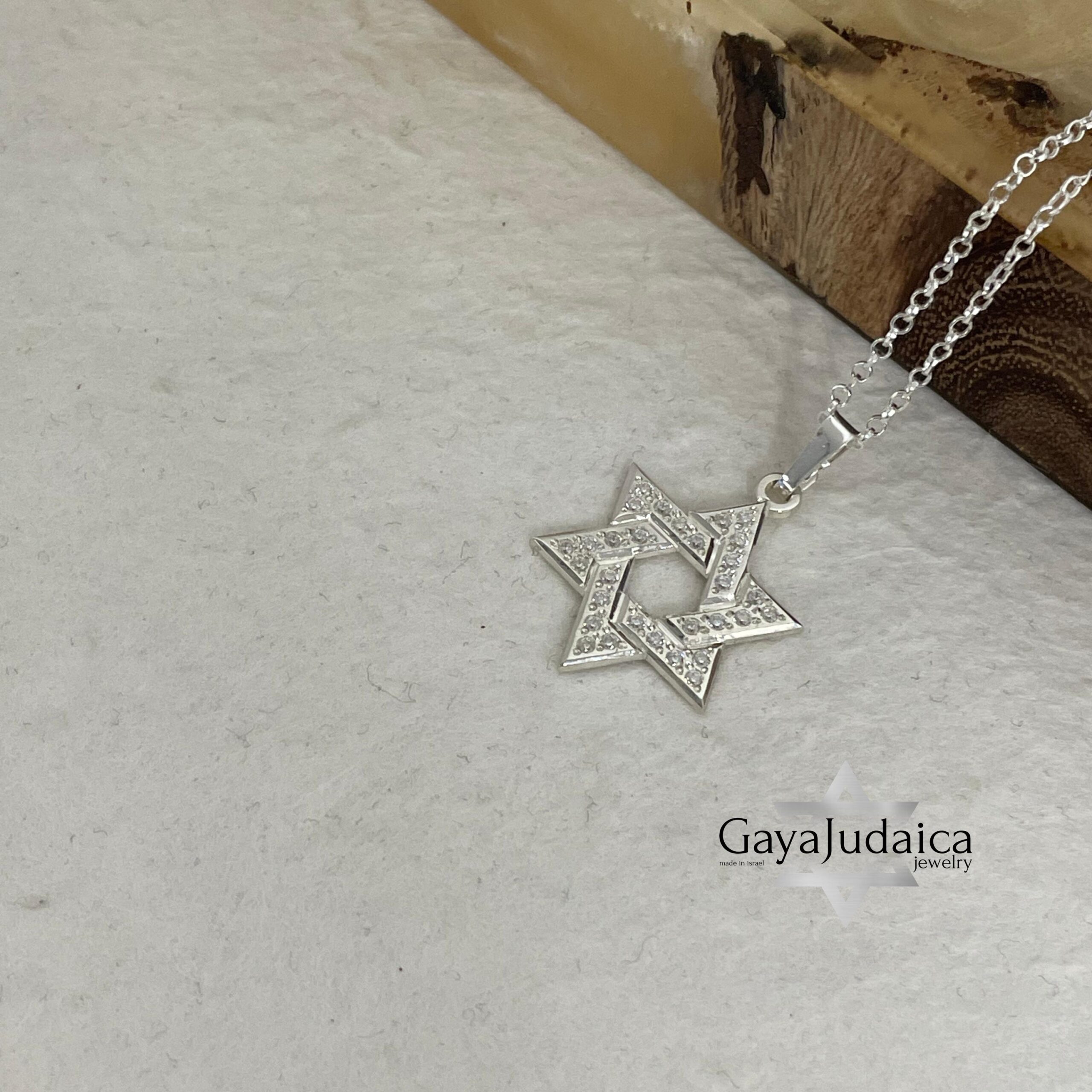 Sterling Silver Star of David Necklace — Statement Magen David Pendant Sterling Silver Star of David Necklace — Statement Magen David Pendant