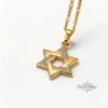 Zircon Star of David Necklace — view 3