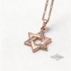 Zircon Star of David Necklace — view 4