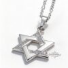 Zircon Star of David Necklace — view 5