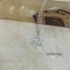 Zircon Star of David Necklace — view 9