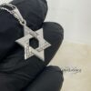 Zircon Star of David Necklace — view 10