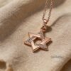 Zircon Star of David Necklace — view 14