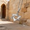 Zircon Star of David Necklace — view 17